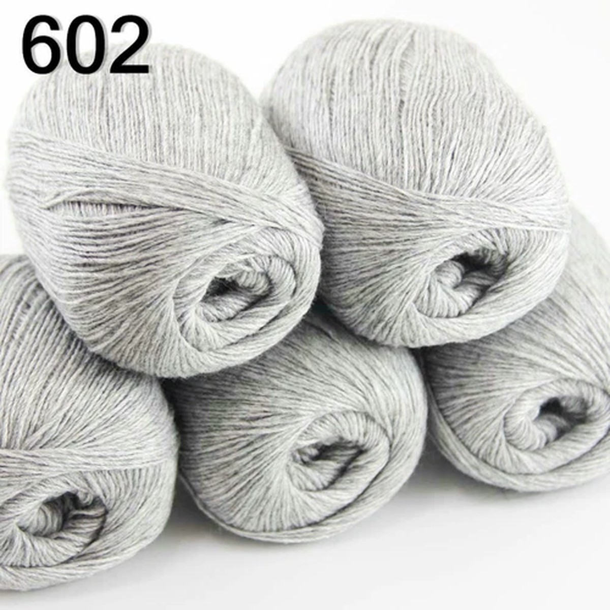 New Sale Soft 5 Skeins x50g Pure Cashmere Rug Shawls Hand DIY Knit Wool Yarn 02