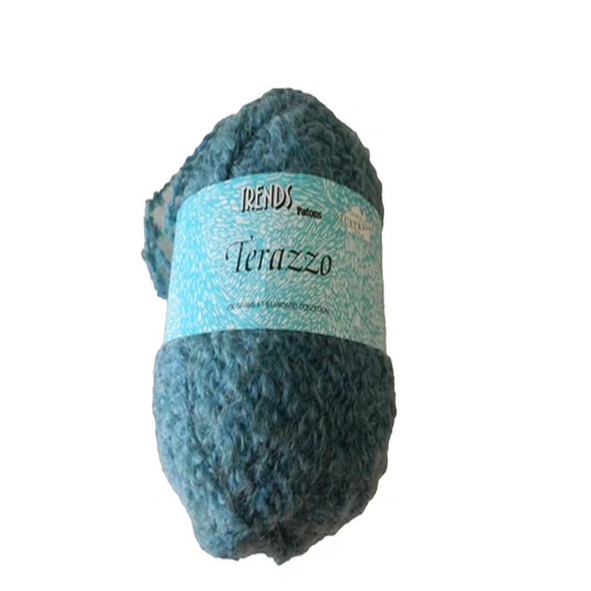 Yarn PATONS Trends TERAZZO Mohair Wool Acrylic Blue Boucle 200g Craft Australia