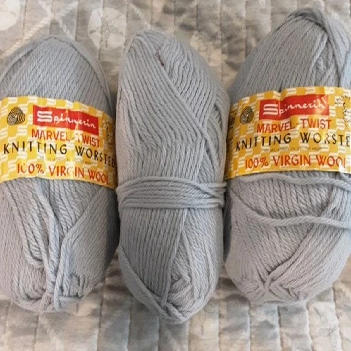 Marvel Twist Worsted Wool Yarn 3 skeins
