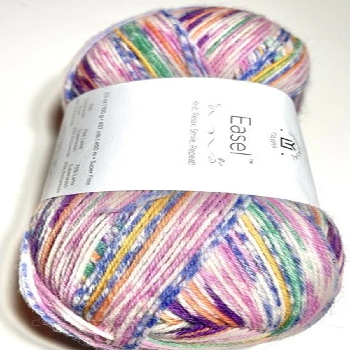 UNIVERSAL YARNS EASEL Sock Yarn. 1pk . 103 HOPSCOTCH . I Combine Ship, Read Det