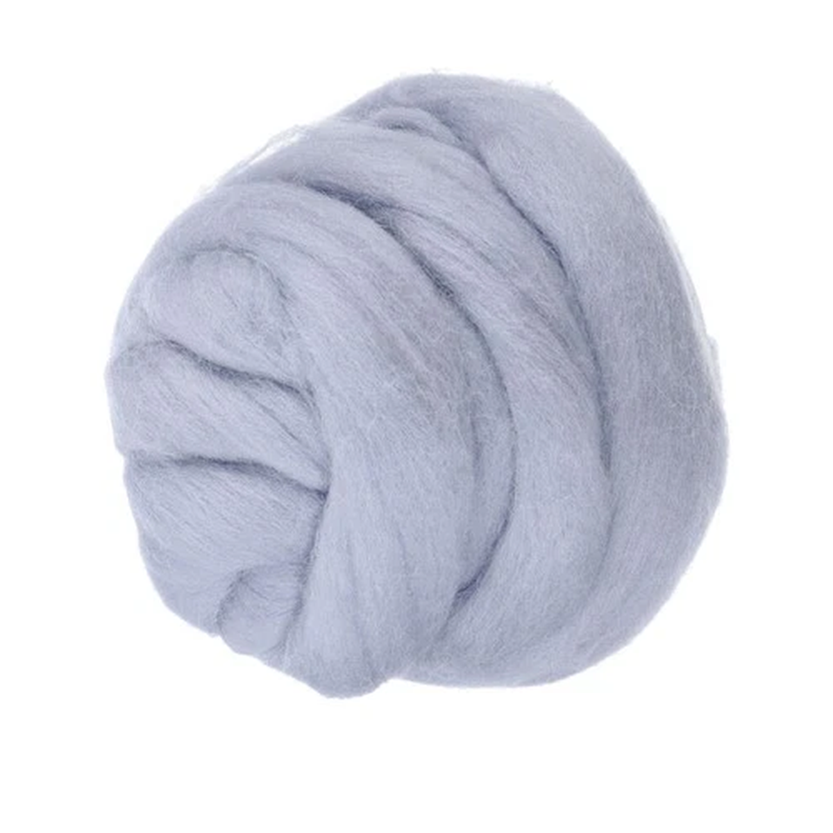 Wool Roving Yarn, 150G/5.3OZ Felting Wool Pure Roving Yarn, Light Gray