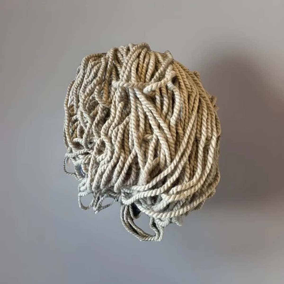 2.18 LBS Hand Dyed Hand Spun Chunky Wool Yarn Made In Maine RARE HTF OOAK