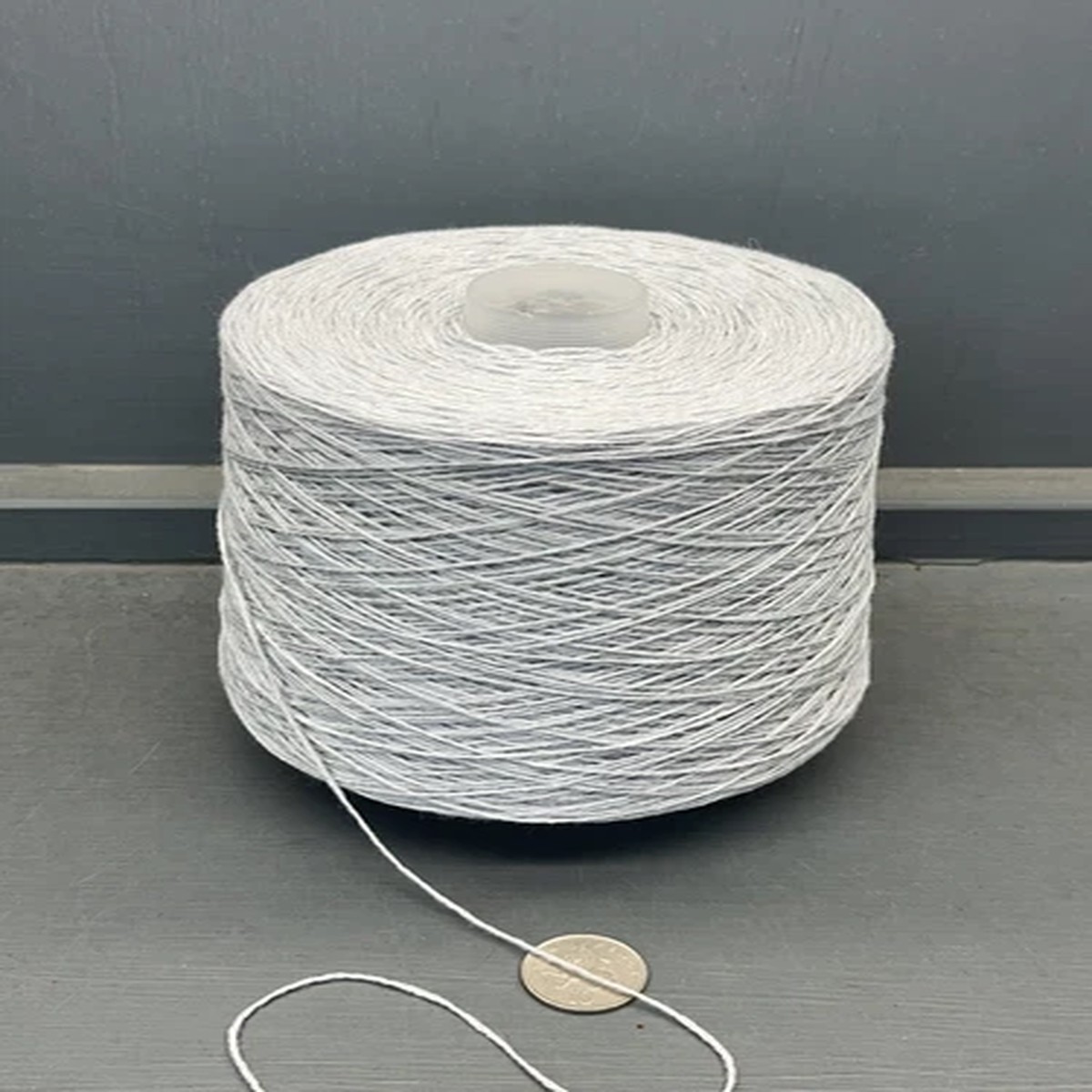 500G PALE GREYIE BLUE 3/14NM 55% LAMBSWOOL 45% COTTON YARN SKYLIGHT 4PLY (DK)