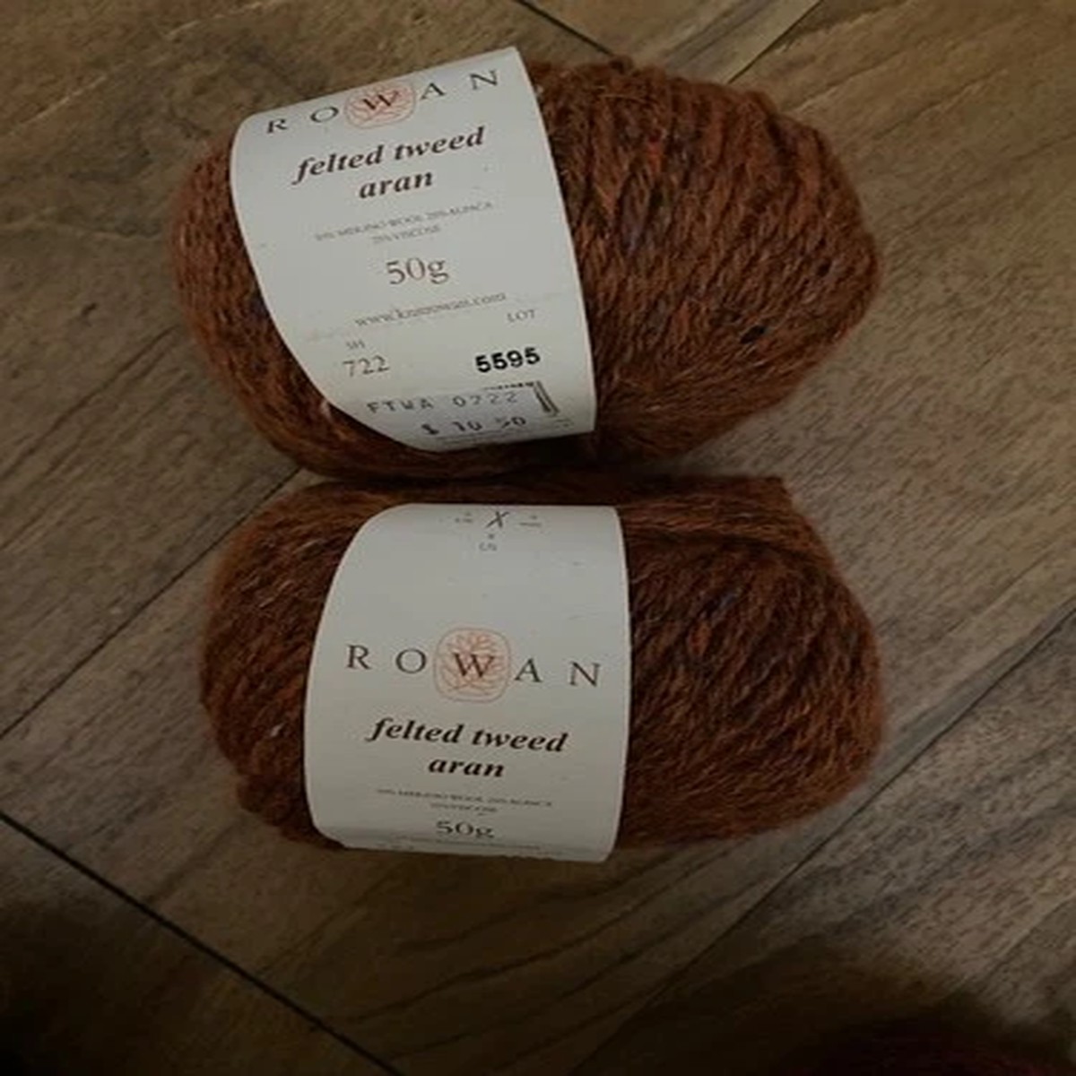 Rowan Felted TWEED ARAN LOT OF 2