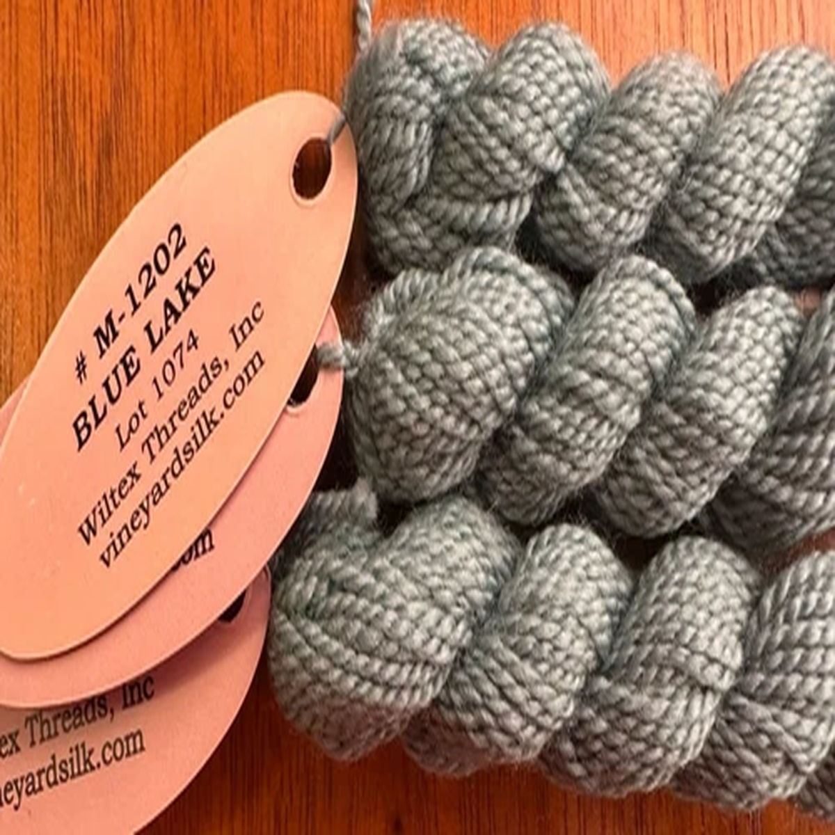 Vineyard Silk 100% Merino wool M-1202 Blue Lake DYE LOT 1074 set of 3 AA16
