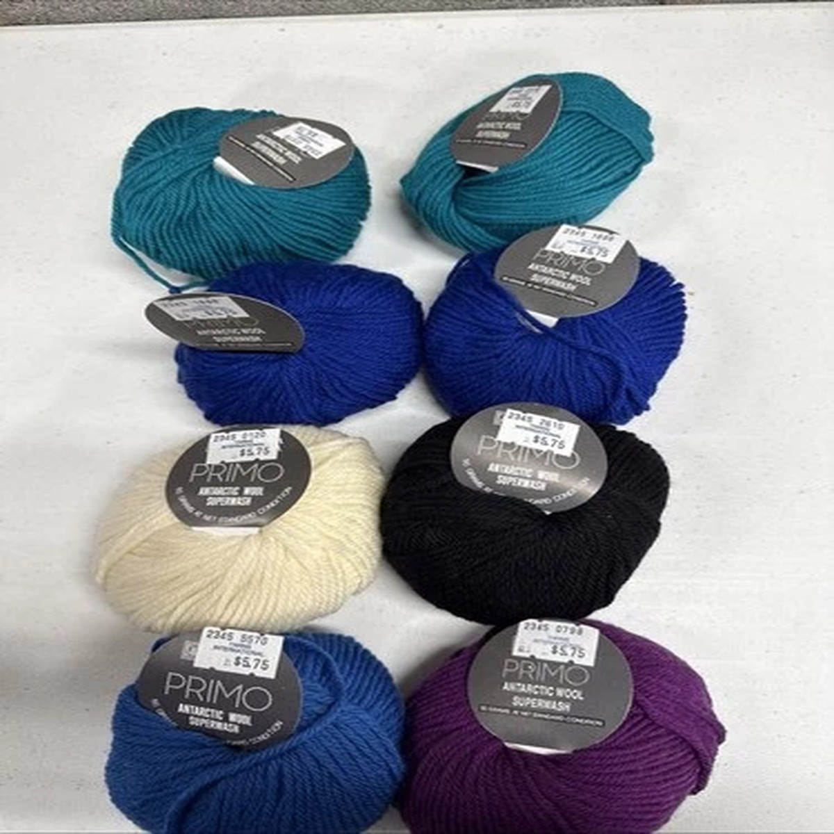 Filtura Di Crosa Primo Antarctic Wool Mixed Color 8 Skein Lot