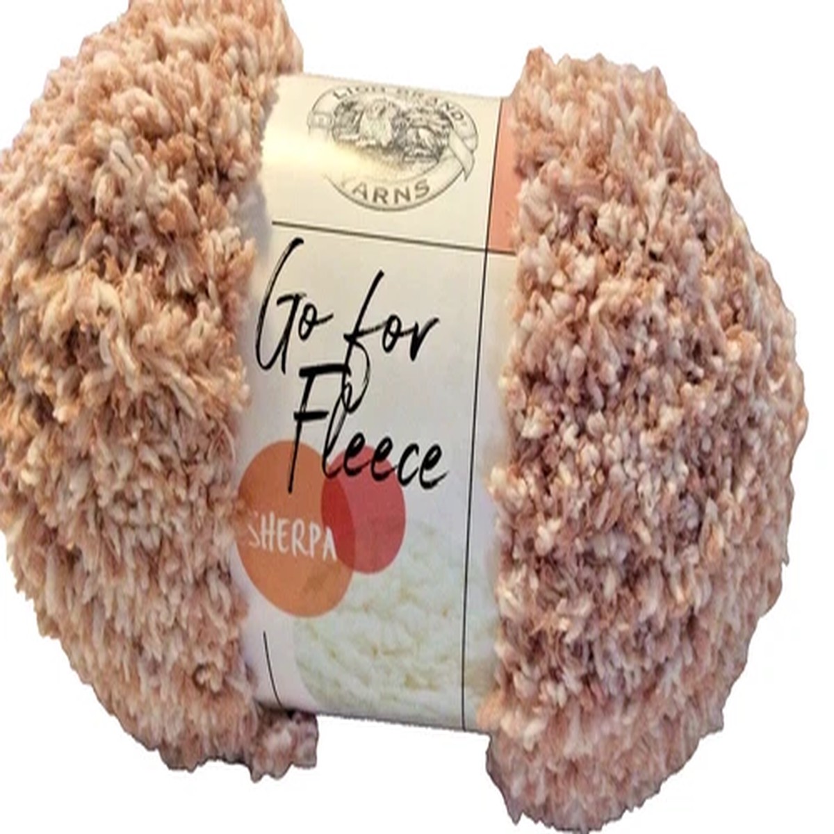 Lion Brand Yarns Go For Fleece Sherpa "Blush".