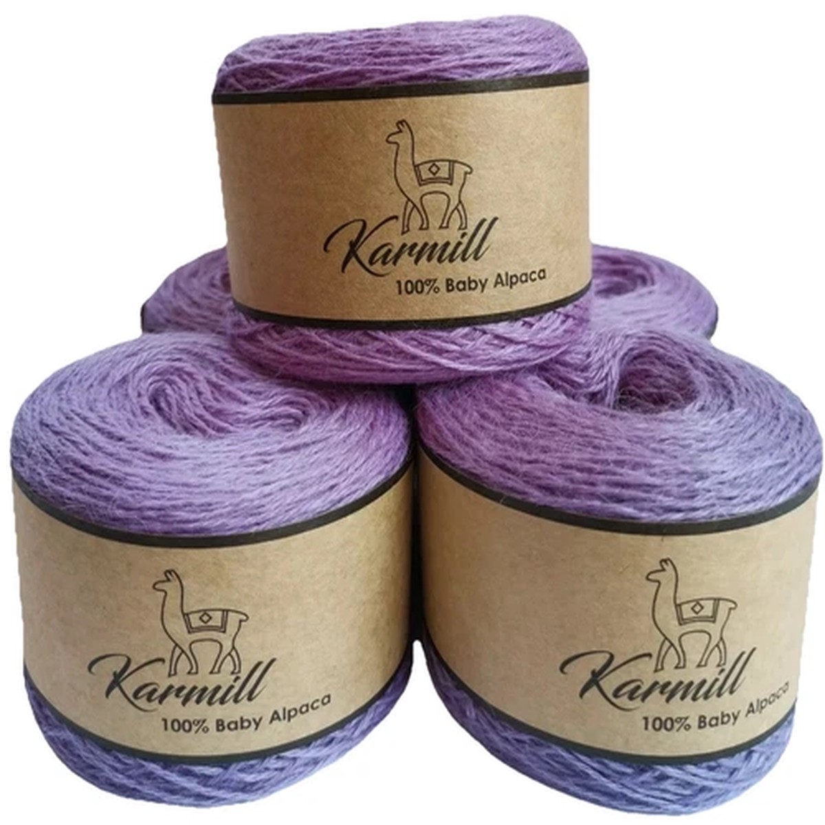 Alpaca Wool Skeins 100% Baby Alpaca Yarn Sport Weight Lot of 5 Lirio Color B135