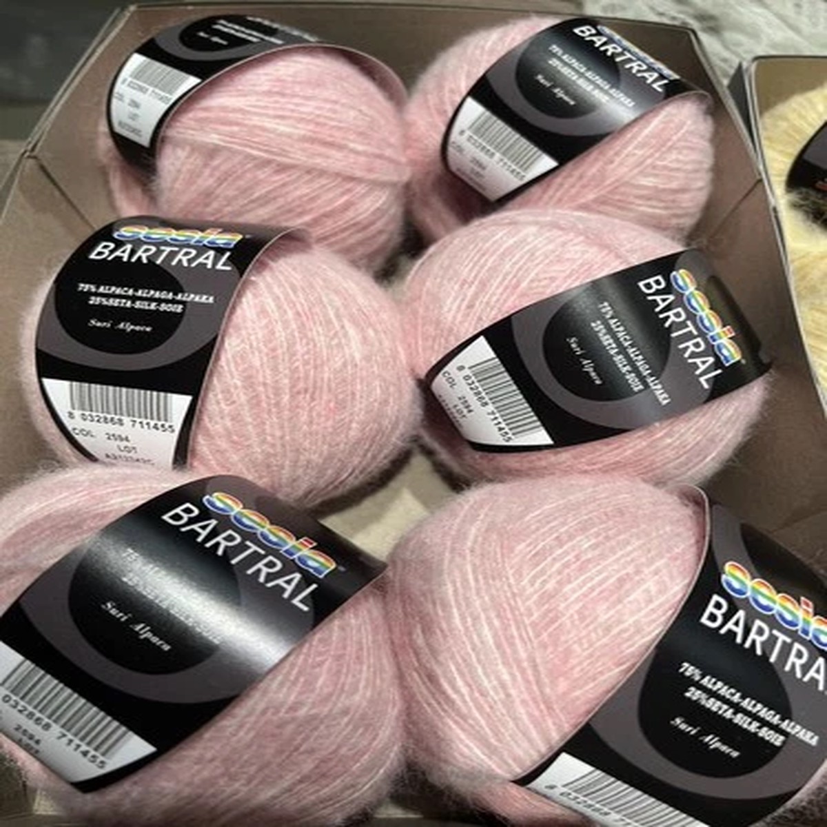 Italian Sesia Warm Silk & Alpaca Yarn - 75% Wool 25% Silk Content 300G(10.58oz)