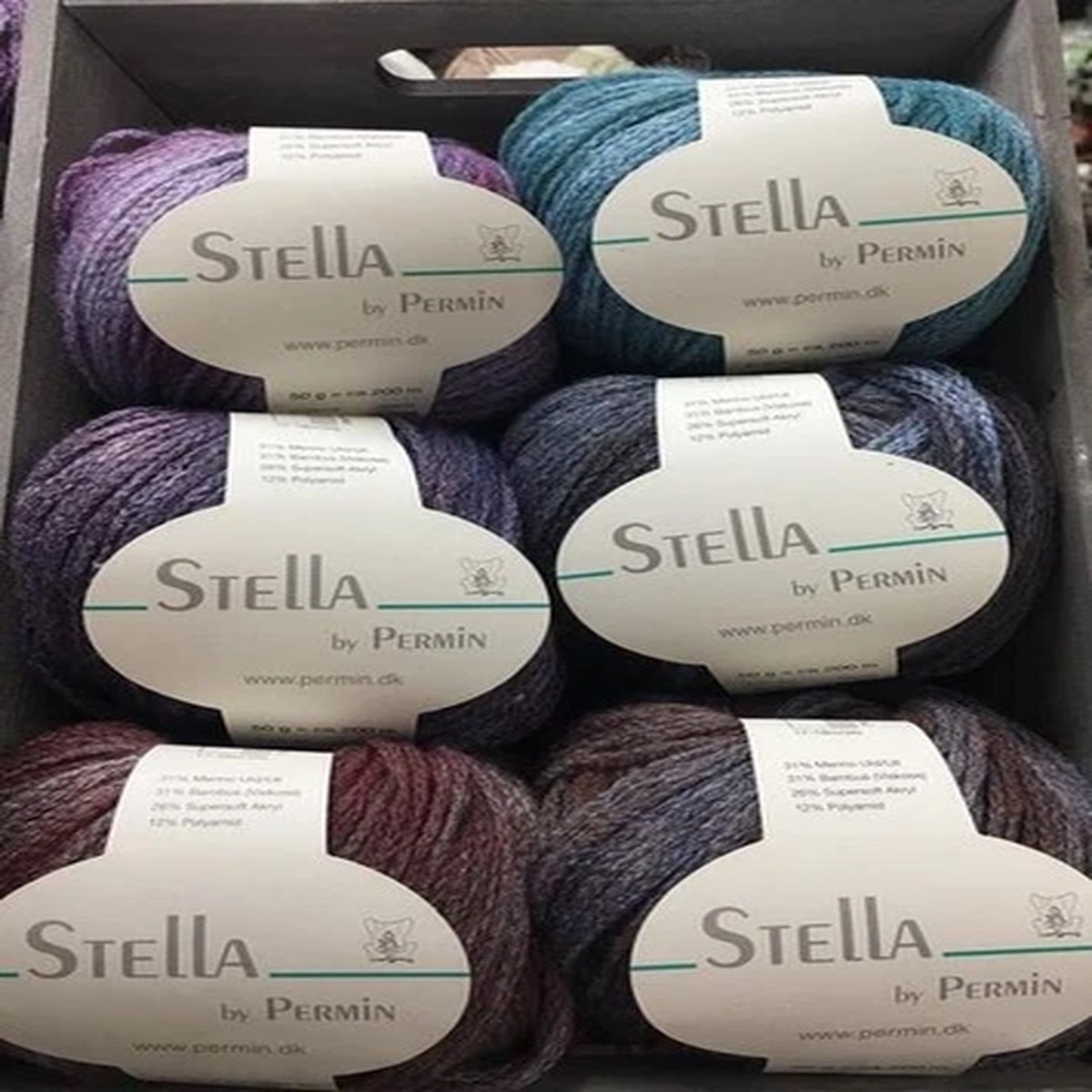 Stella 8864 by permin of copenhagen , knitting yarn, choose color