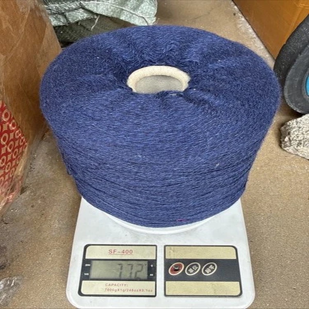 20% cashmere 70% wool 10%MN blend yarn cone yarn from Italy) #2