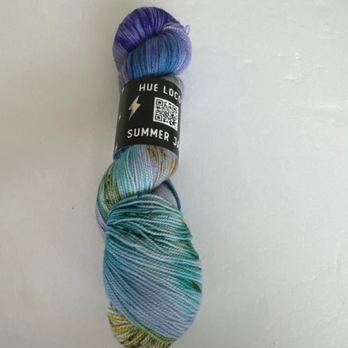 Hue Loco Sock Yarn Summer Jams SW Merino Nylon 400 yds 100g Color About Dam Time