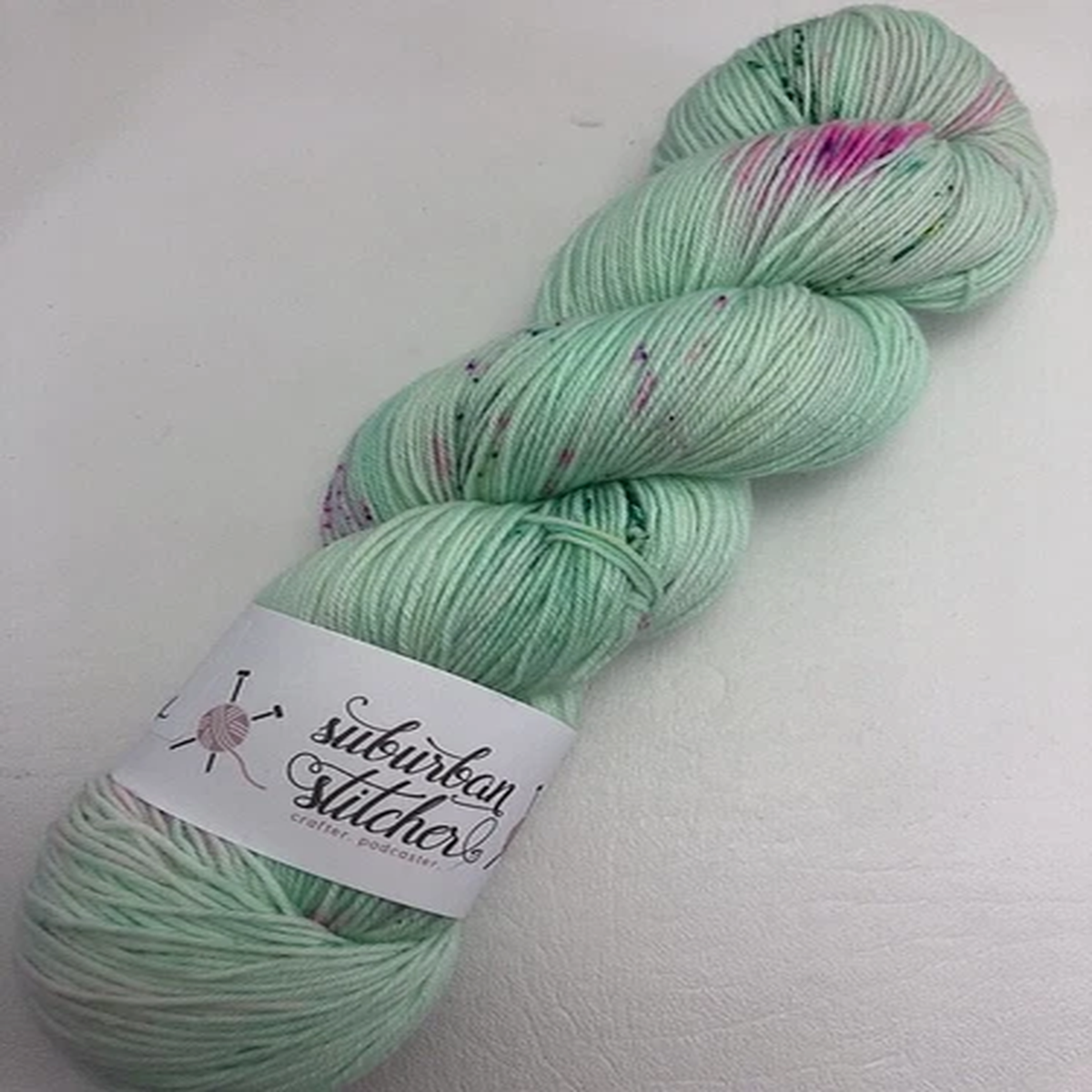 Suburban Stitcher Hand Dyed Verigated Yarn Sock Merino Fingering Knitting