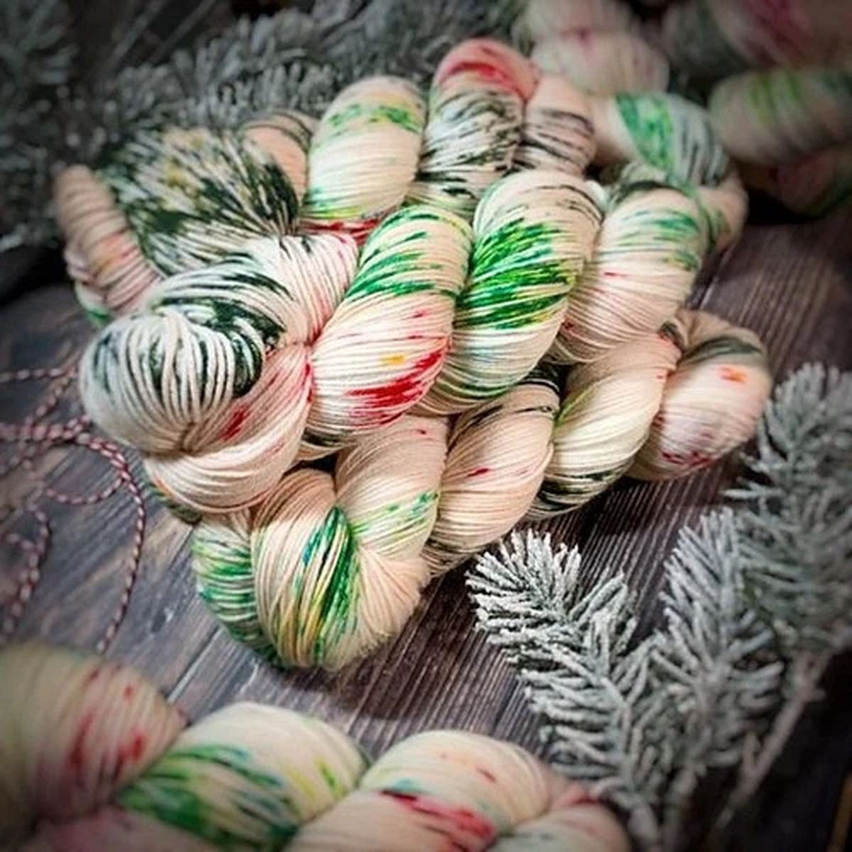 Yarnable by Hypnotic yarns - Fingerweight Plush Sock "Ribbon Candy"