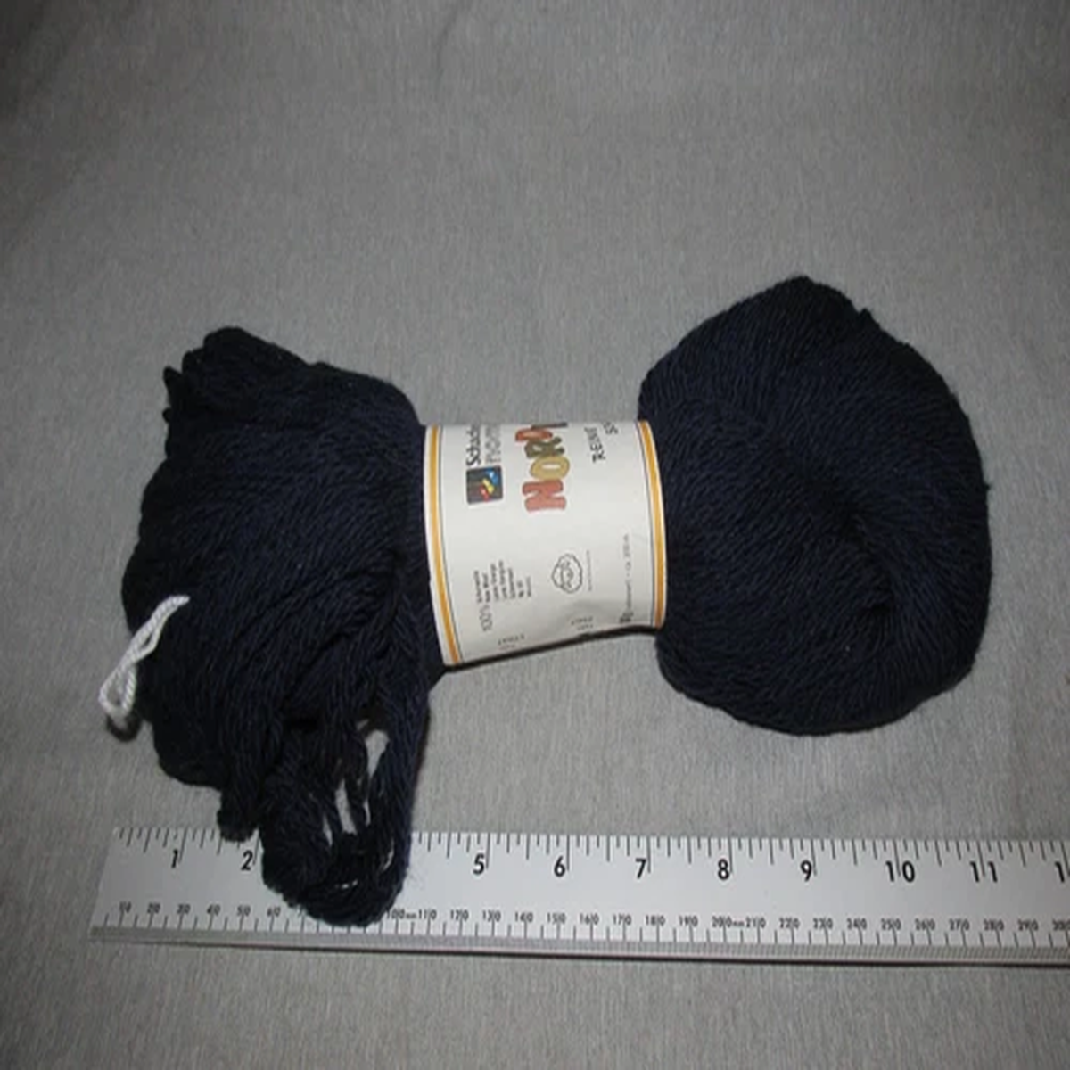 1 SKEIN SCHACHENMAYR NOMOTTA NORDLAND REINE SCHAFWOLLE BLUE 100G/200M