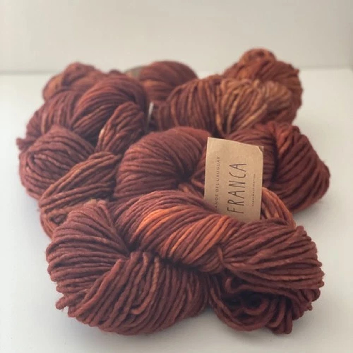 Manos del Uruguay Franca Yarn Miel F1 Lot of 5 skeins