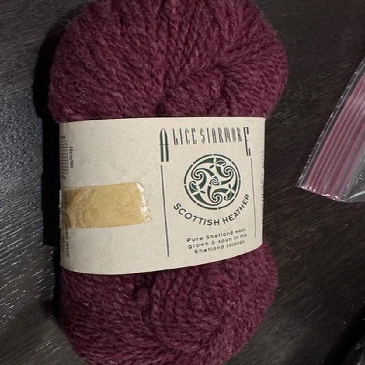 Rare Vintage Alice Starmore Scottish Heather Yarn