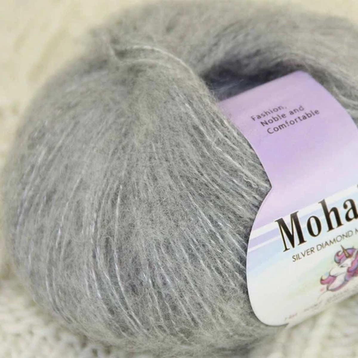 Sale New 1BallsX25gSoft Mohair wool Lace Rug Shawl Sweaters Crochet Yarn 13