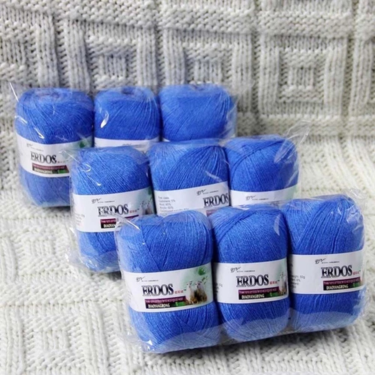 Sale 9 Ballsx50gr LACE Rugs Acrylic Wool Cashmere Hand Crochet Knitting Yarn 927
