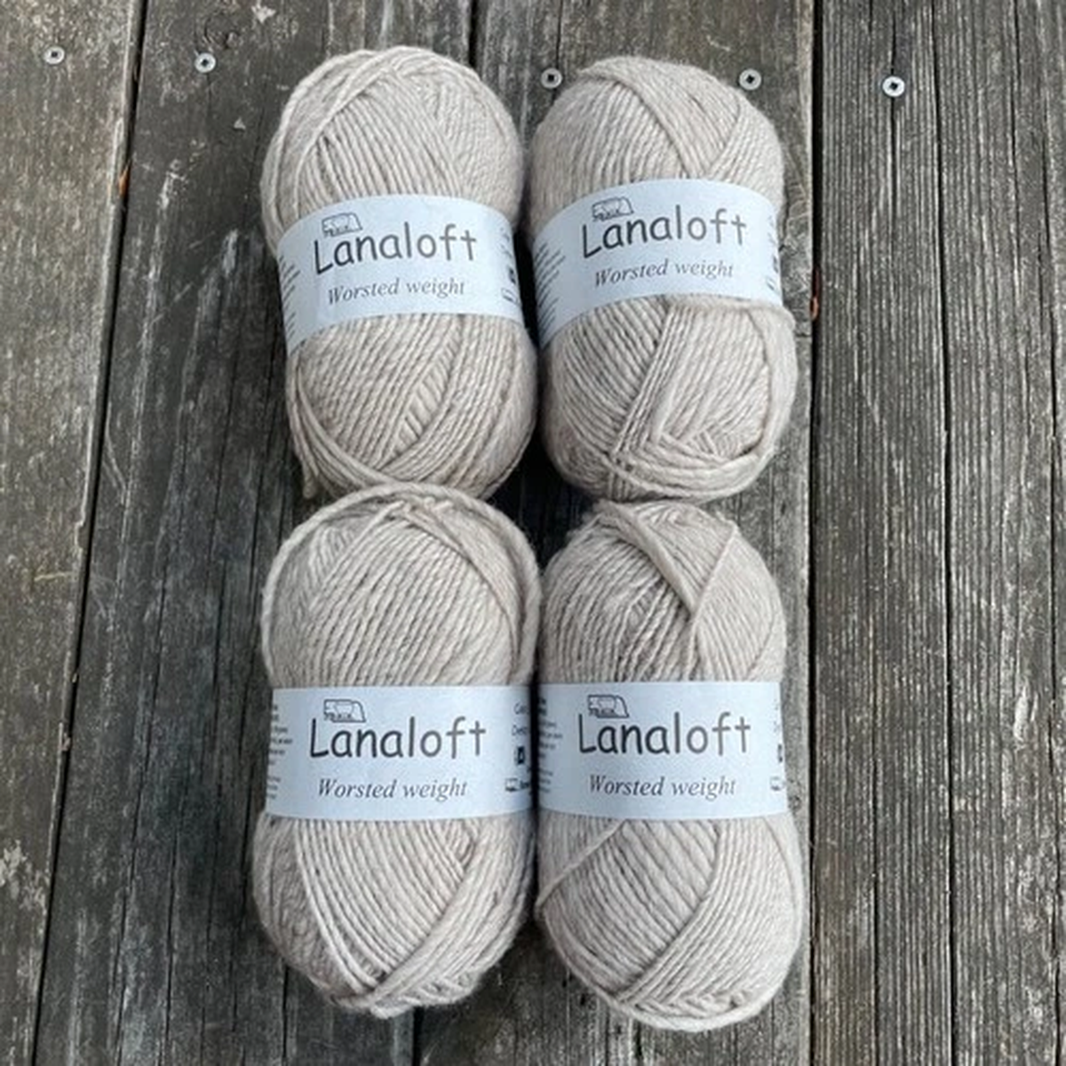 Lanaloft Yarn Sandstone Cove LL42W Worsted Wool Brown Sheep Company Lot 4