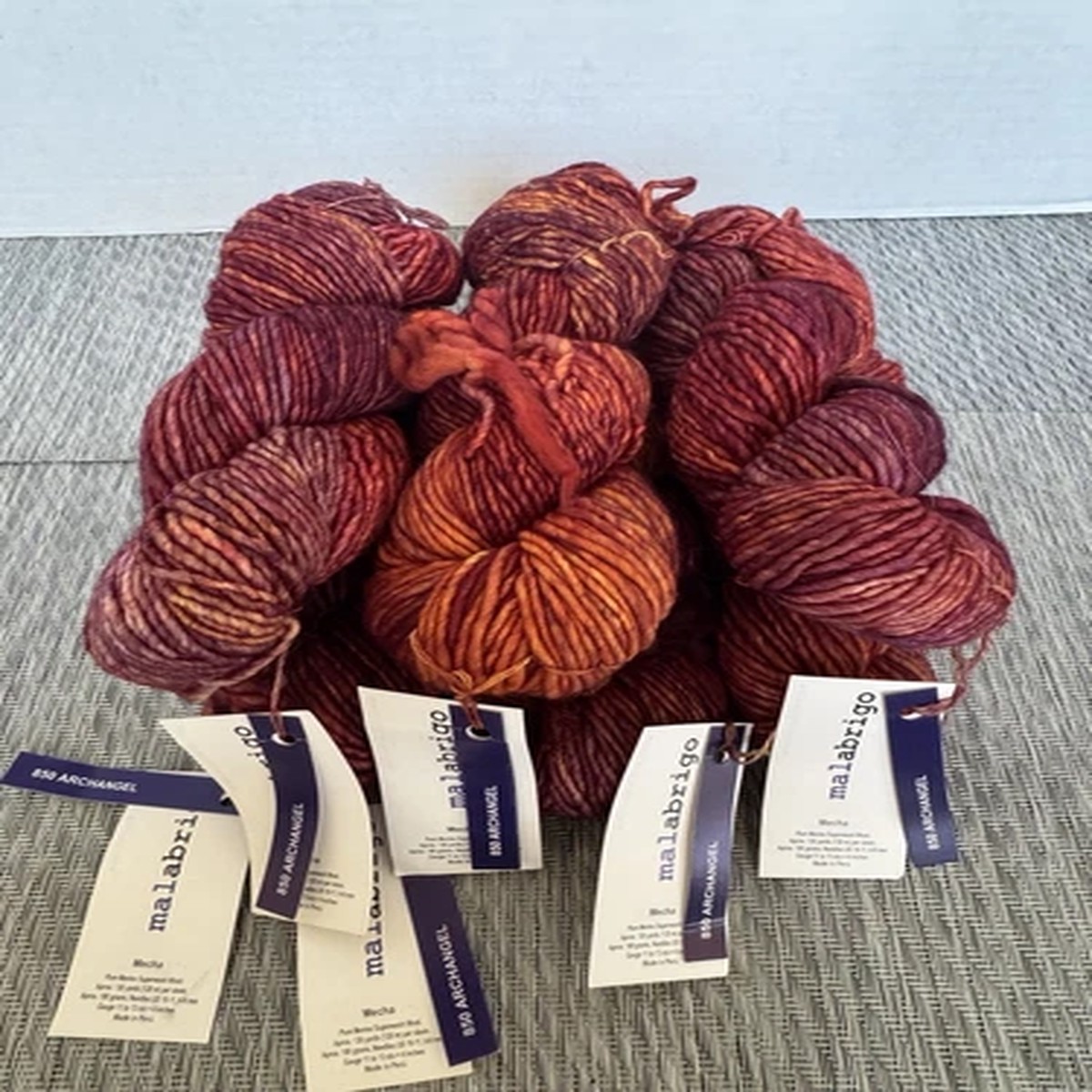 MALABRIGO MECHA Yarn ~ Color#850-Archangel ~ 130yds/100g ~ 100% SW Merino