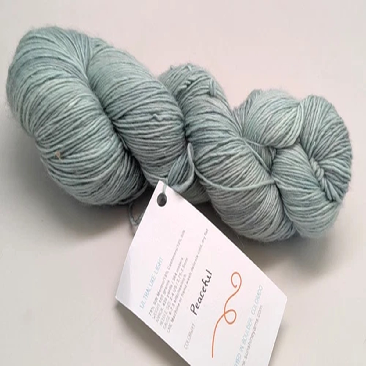 Sunshine Yarn Spread Color Ultraluxe Light 75% SW Merino/15% Cashmere/10% Silk