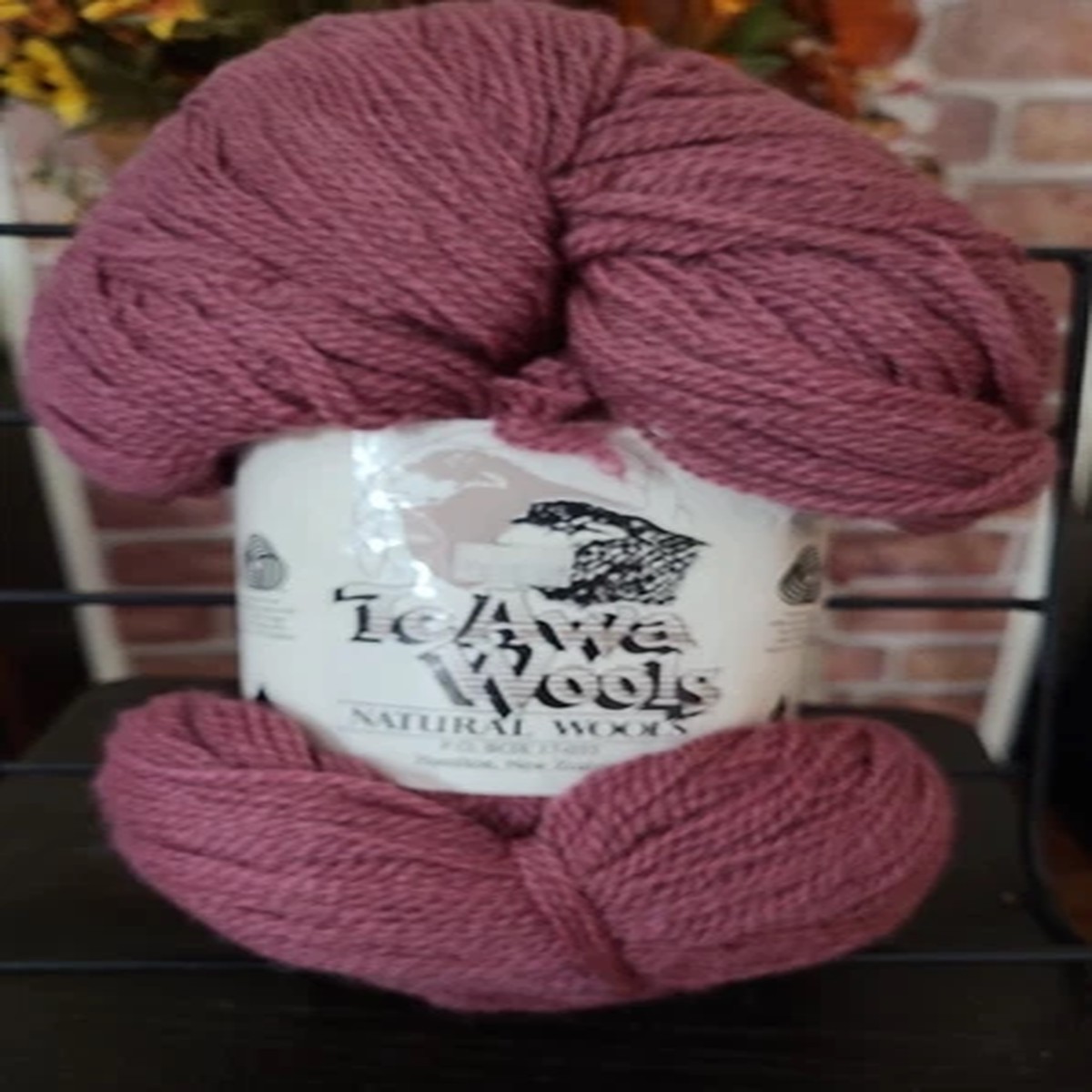 TeAwa Wools Natural Wools, 100% Pure Virgin Wool Yarn 300 Grams(10oz) Mulberry