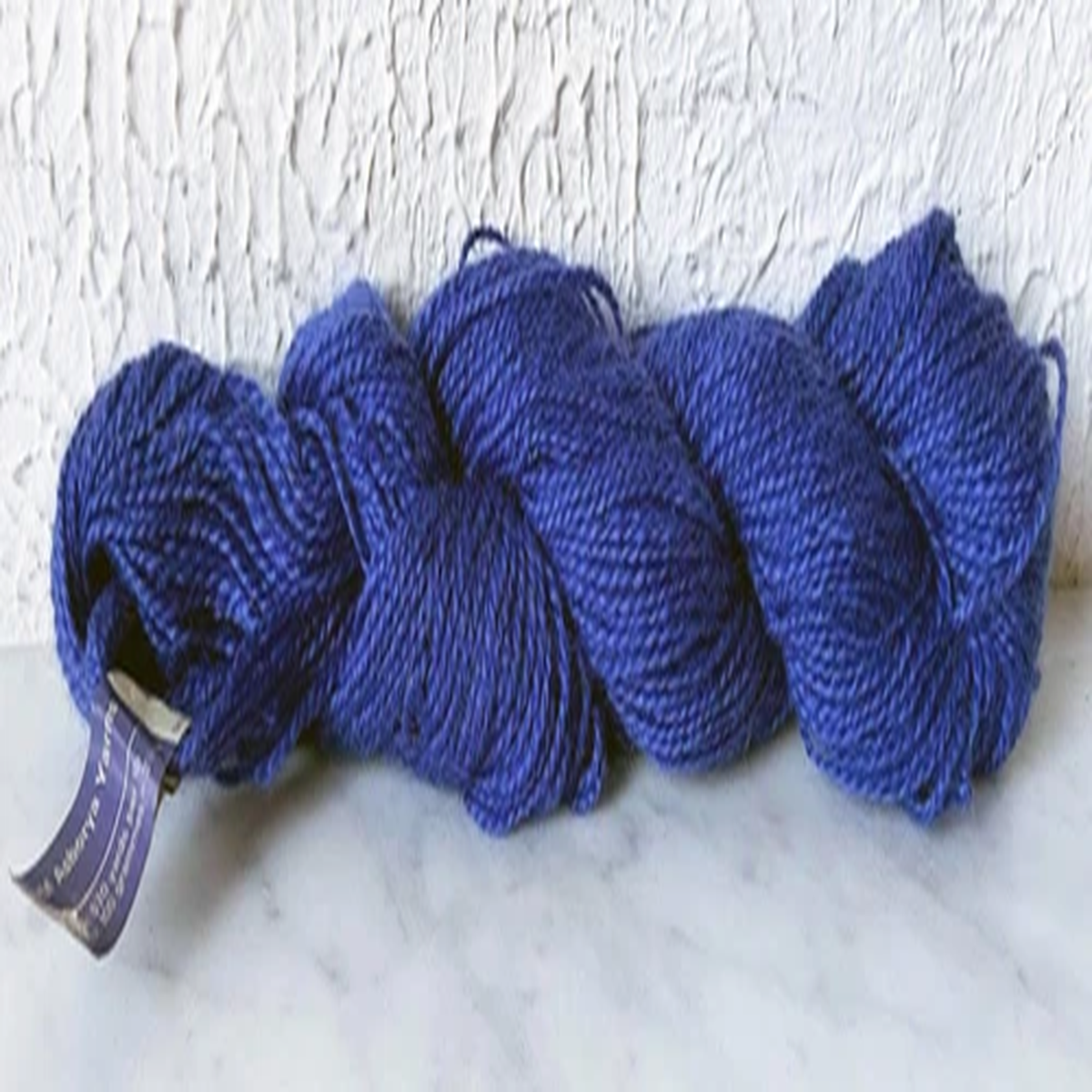 Vintage Swedish Cum Asborya Wool Yarn - 1 Skein Blue