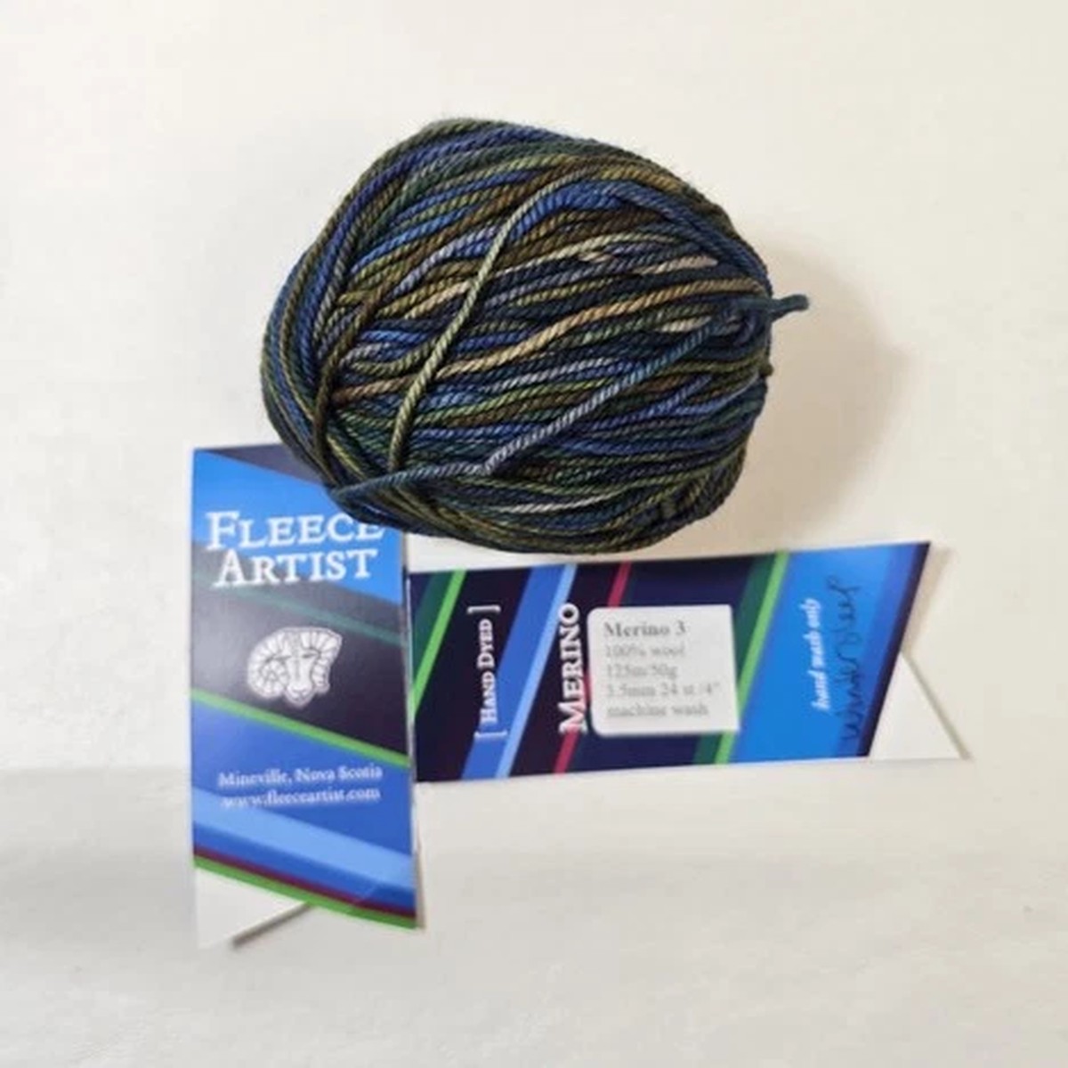 Wintersleep Fleece Artist Hand Dyed 100% Merino 50g 125meters Nova Scotia