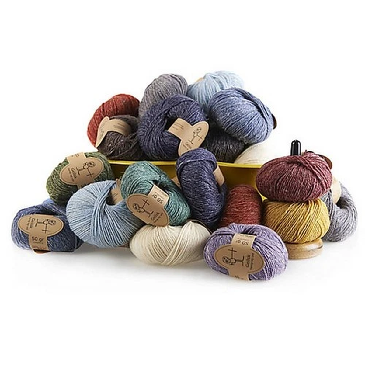 Geilsk Hamp o Uld, Luxurious Soft Irish Wool Hamp Yarn, Many Colors Available