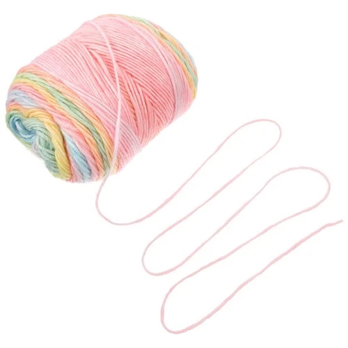 Knitting Woolen Yarn Household Crochet Hand-knitting Colored Cotton for