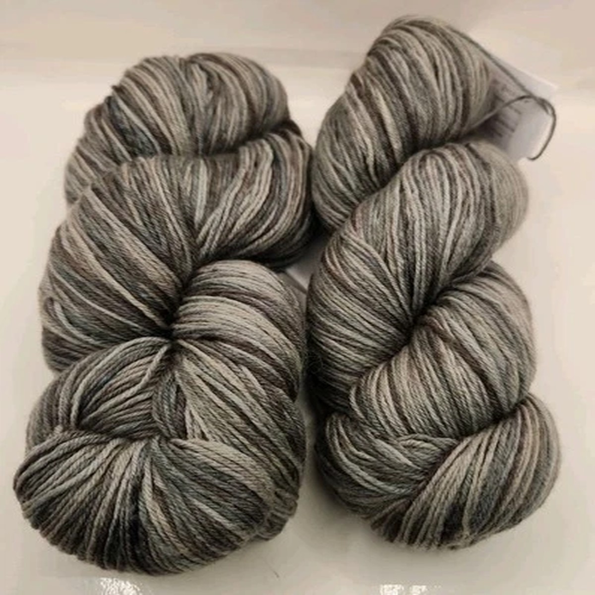 NEW Knit Picks Stroll Hand Painted Merino Wool Gray Sock Yarn Lot of 2....