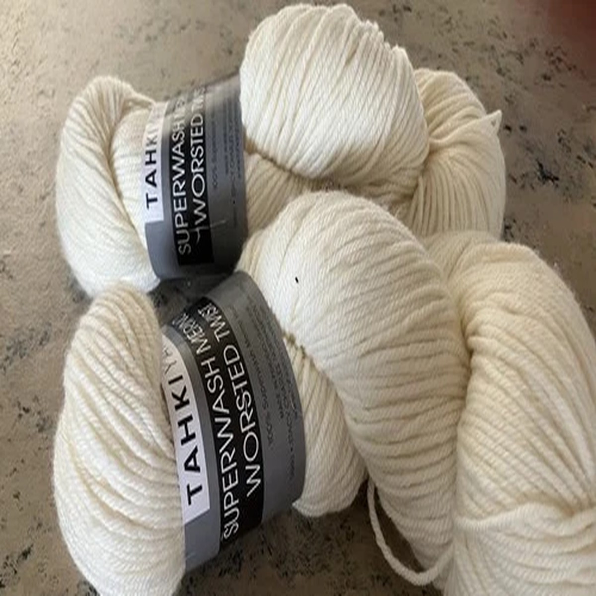 Two Skeins Takhi Superwash Merino Worsted Twist