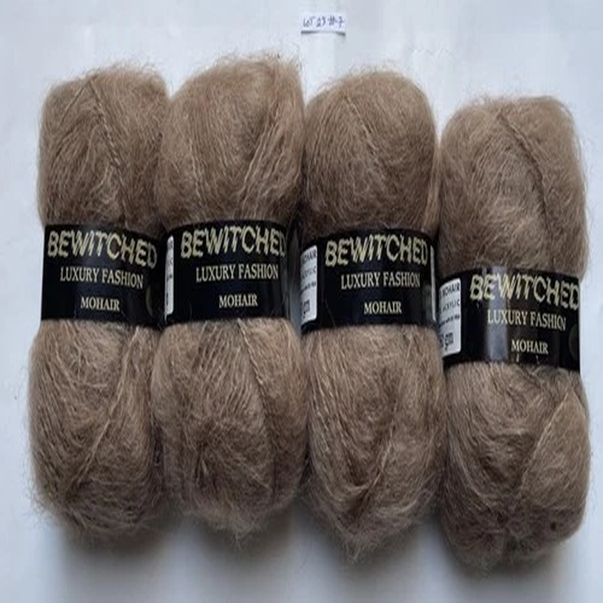 BEWITCHED LUXURY FASHION MOHAIR KNITTING YARN BROWN 50 GRAM BALLS LOT 23 # 7