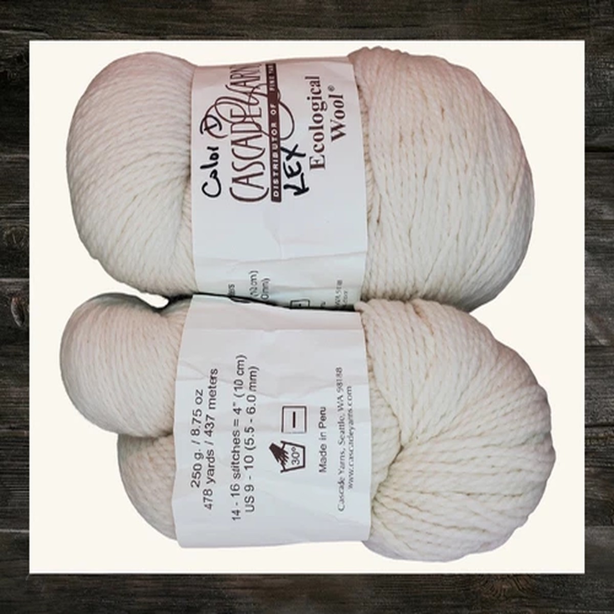 Cascade Yarns - Ecological Wool - Color (8018) - 1 Skein