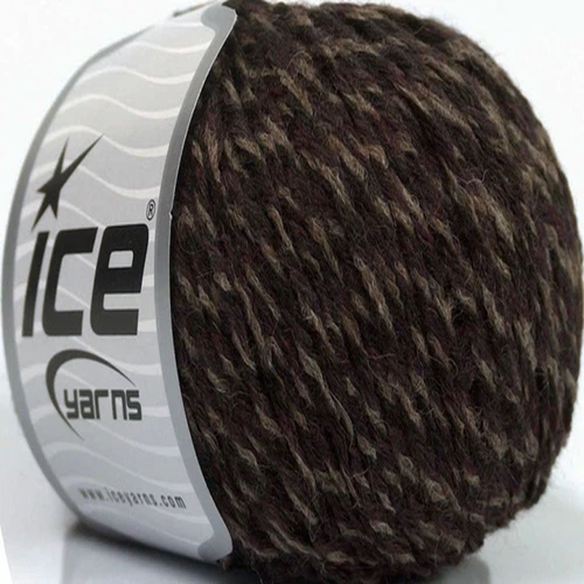 Chocolate Twist #48634 Ice Merino Wool Acrylic Blend Yarn Browns 50gr 98yd Sale!
