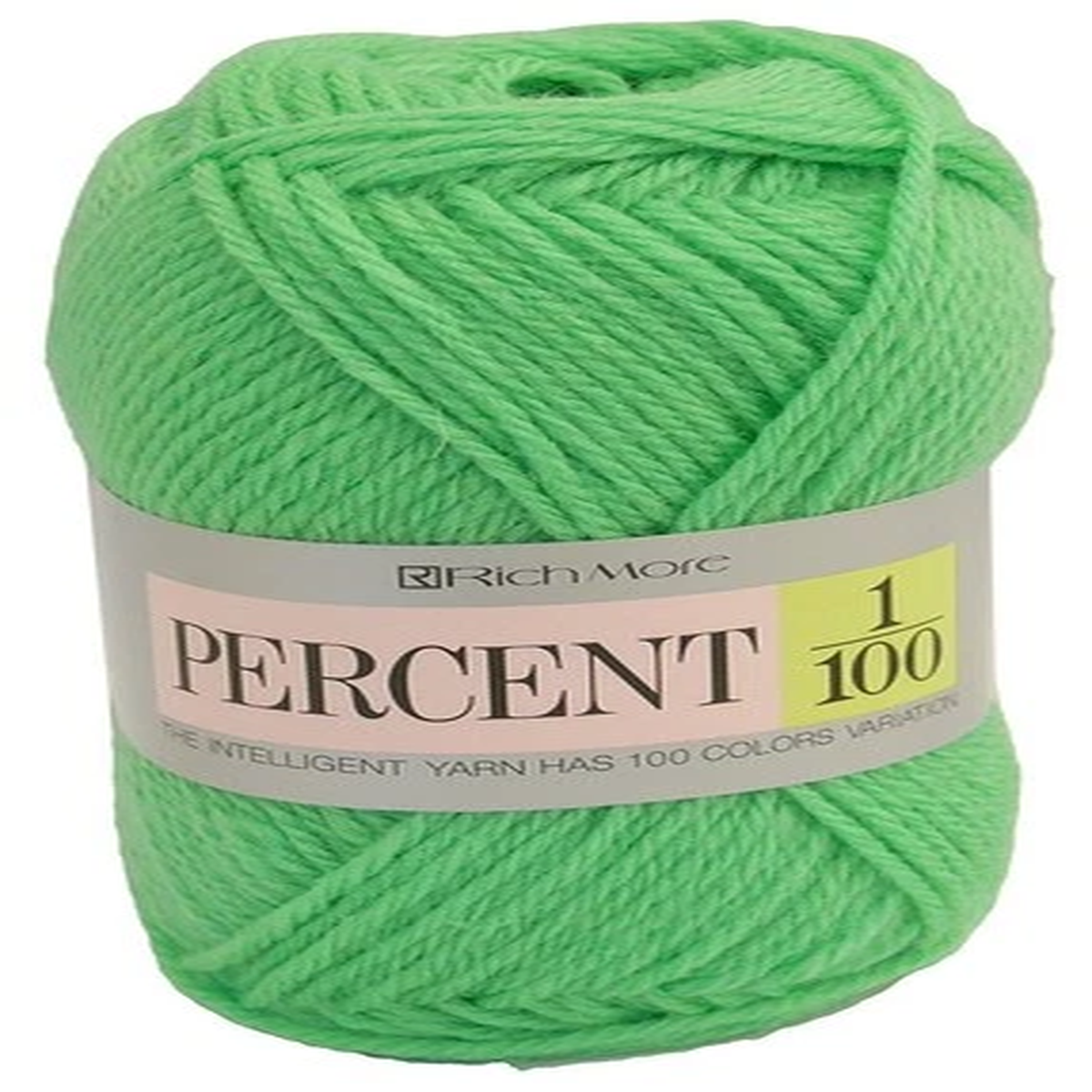 HAMANAKA Rich More Percent Wool Thick col.109 Yellow-green 40g Approx. 120m 10-b