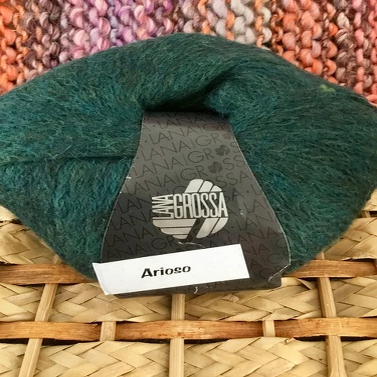 Lana Grossa ARIOSO - Aran wt Merino/Alpaca/Nylon blend yarn color 10 Petrol