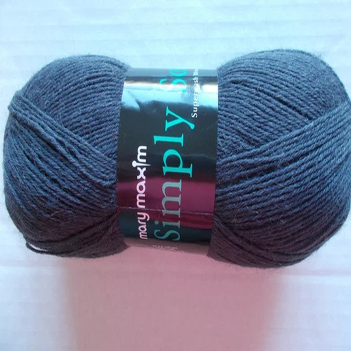 Mary Maxim Simply Sock wool blend sock yarn, Grey, 1 skein (459 yds)