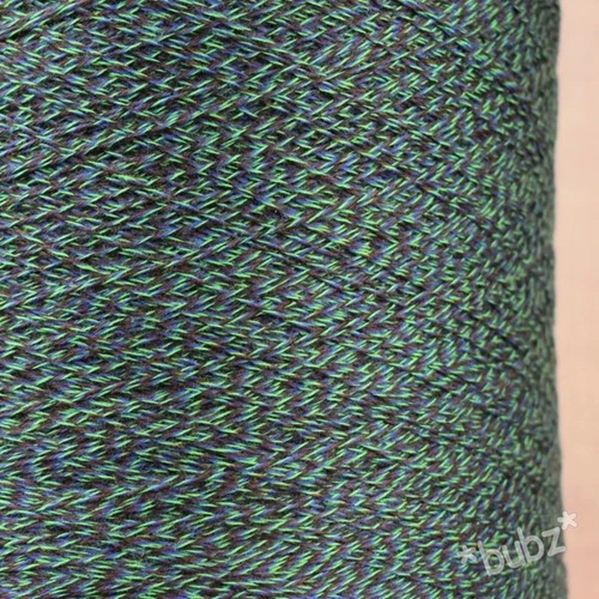 SOFT PIMA COTTON YARN 400g CONE 2 PLY PETROL MIX MACHINE KNITTING CROCHET WEAVE