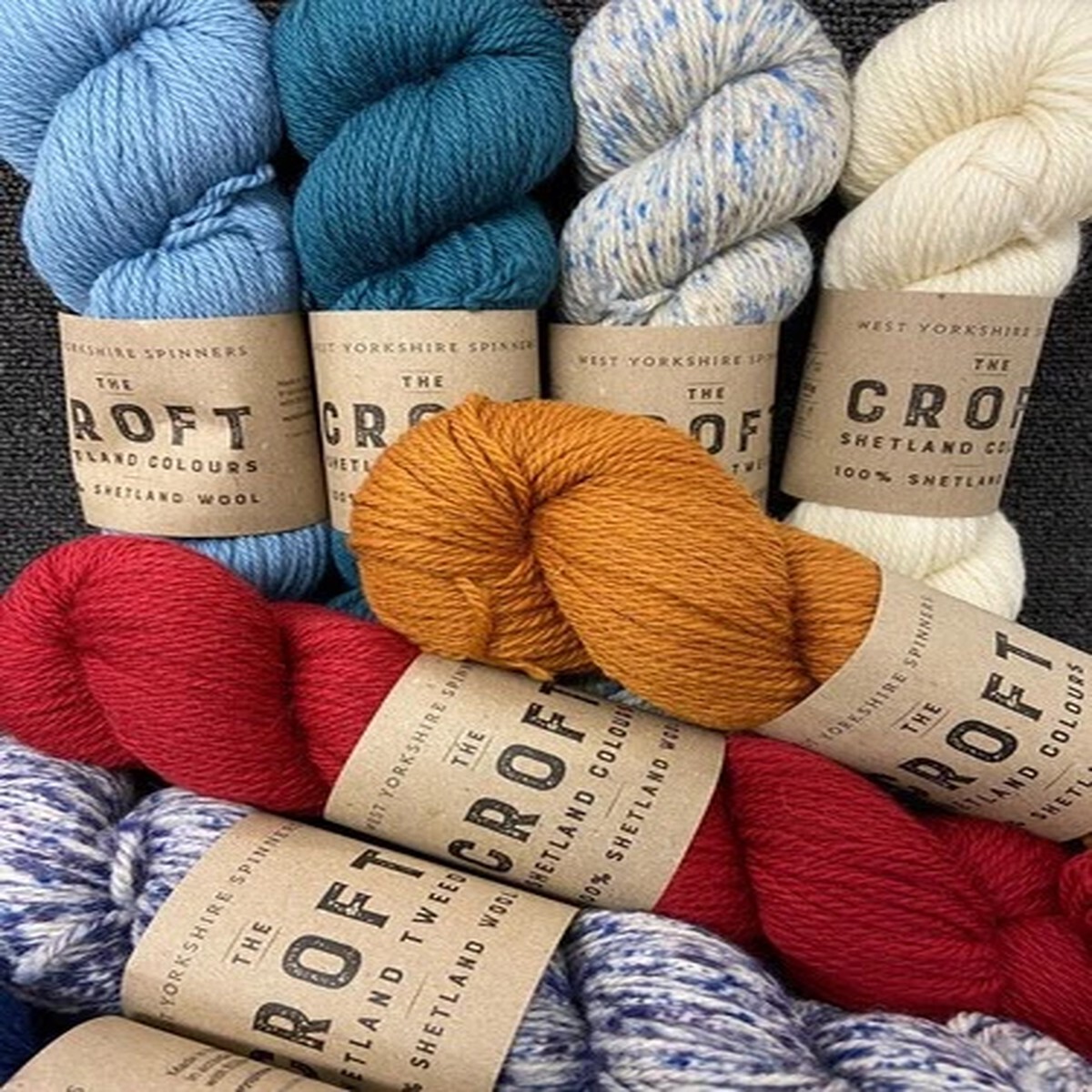 West Yorkshire Spinners The Croft Aran 100% Shetland Wool Yarn per 100g Hank WYS