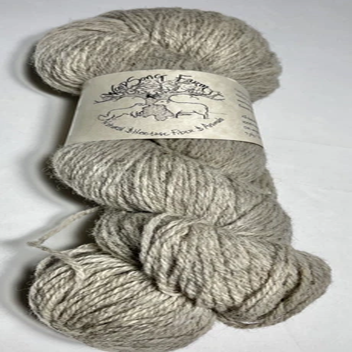WOODSONG FARM YARM 1pk. NATURAL COLORED WOOL. I Combine Ship, Read Details