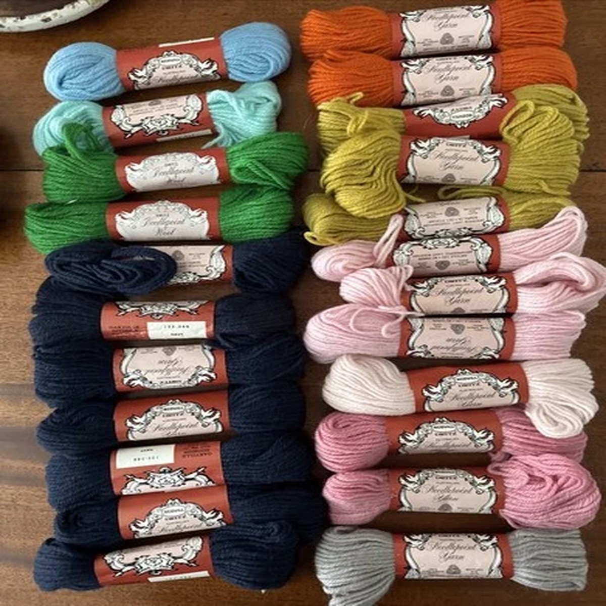 23 Scovill Dritz Wool Needlepoint Yarn Variety 100% Pure Virgin Wool