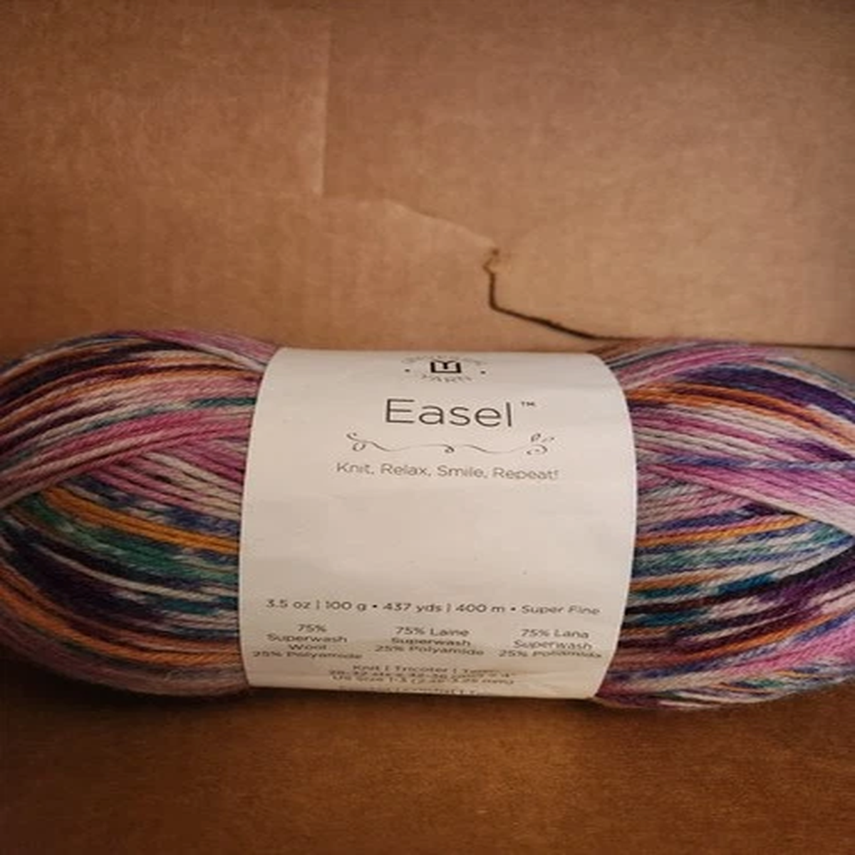 Easel by Universal YARN Sock Yarn Superwash 100 Grams #103 HOPSCOTCH