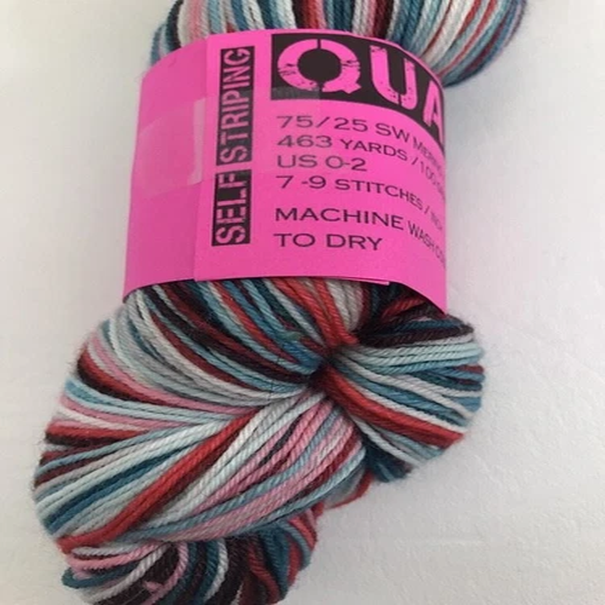 Quaere Hand Dyed Self-Striping Superwash Merino Fingering Sock