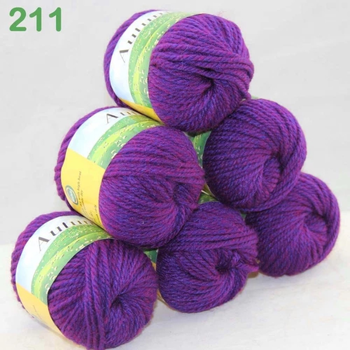 Sale 6BallsX50g DIY Wool Velvet Rug Blankets Hand Crocheted Knitting Yarn 211