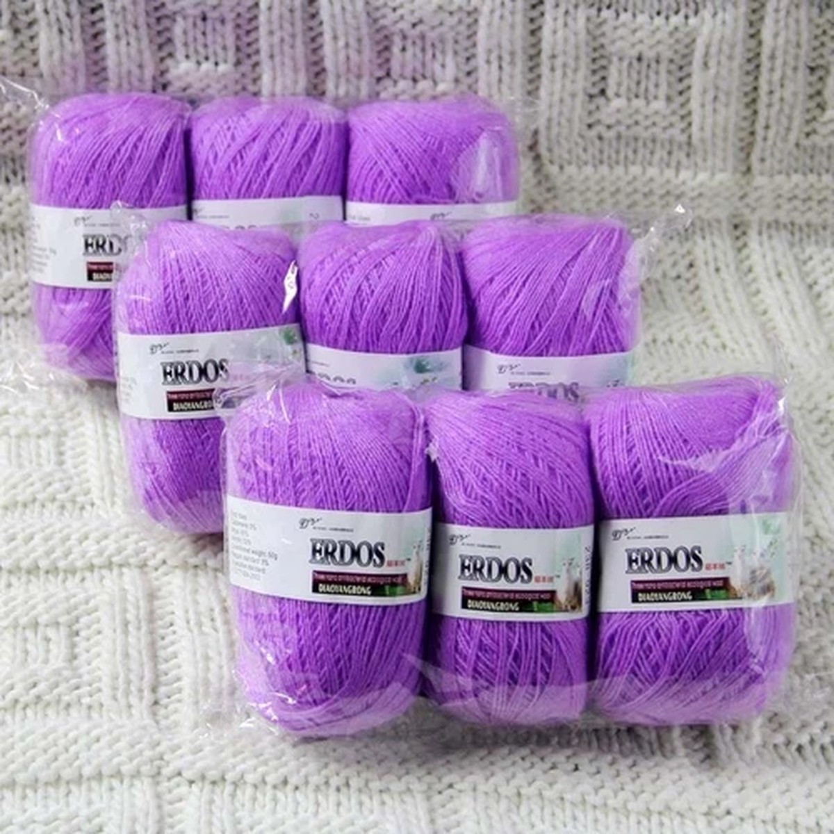 Sale 9 Ballsx50gr LACE Rugs Acrylic Wool Cashmere Hand Crochet Knitting Yarn 923