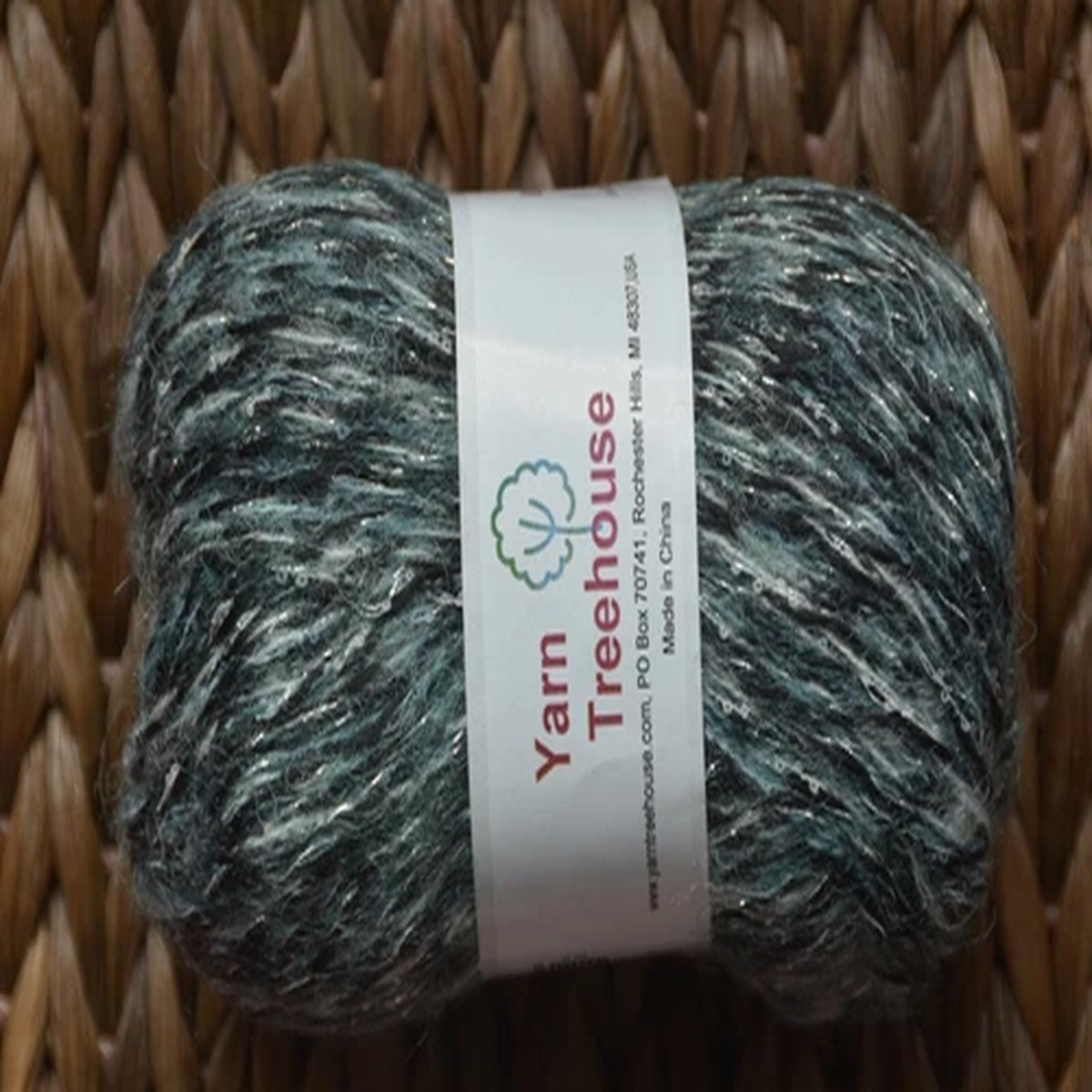 Silver thread colorful wool blend fashion yarn for Scarf sweater & shawls-202