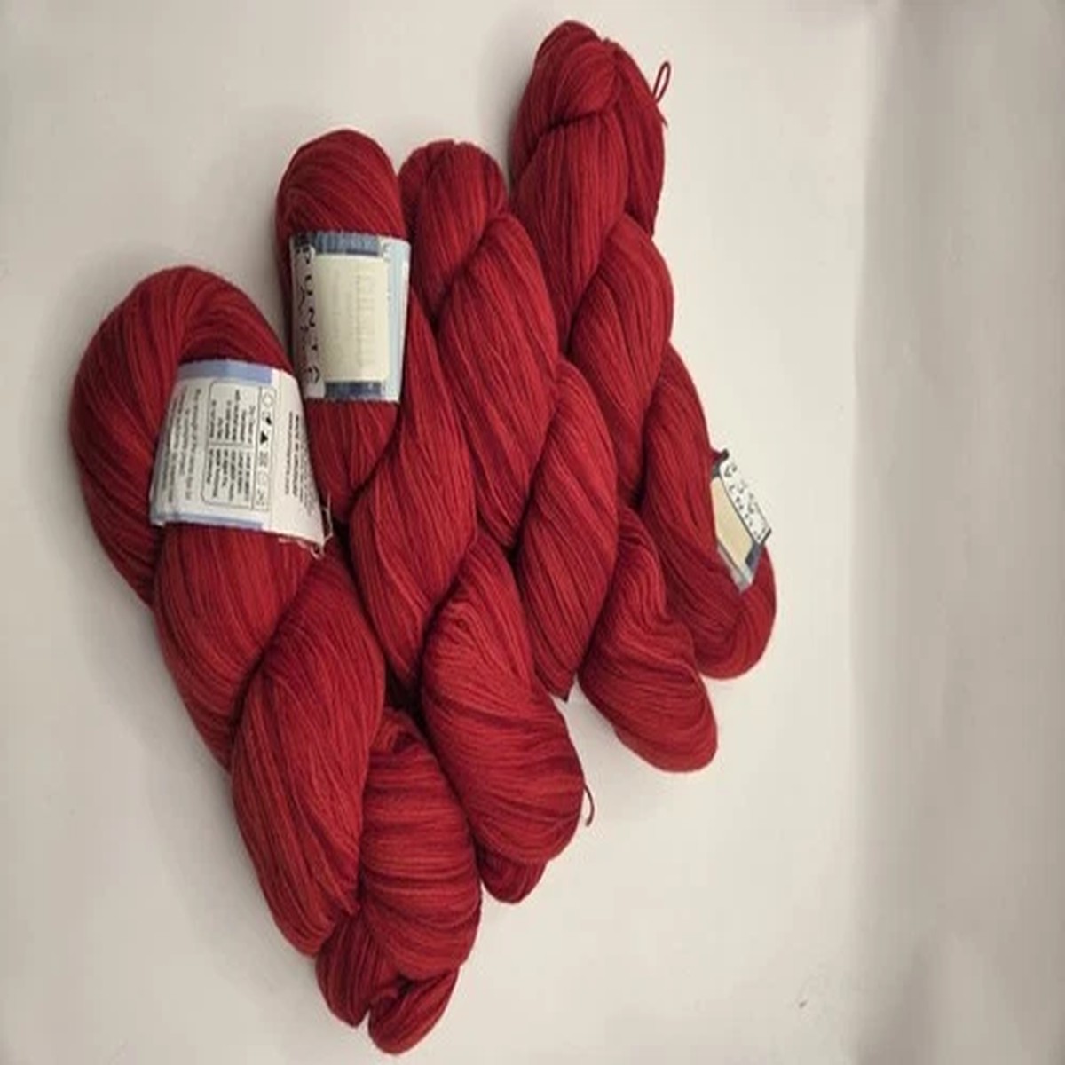 4 Skeins Punta Yarns Lace Space Dyed SPD370 100% Merino Lace Dye Lot 14419