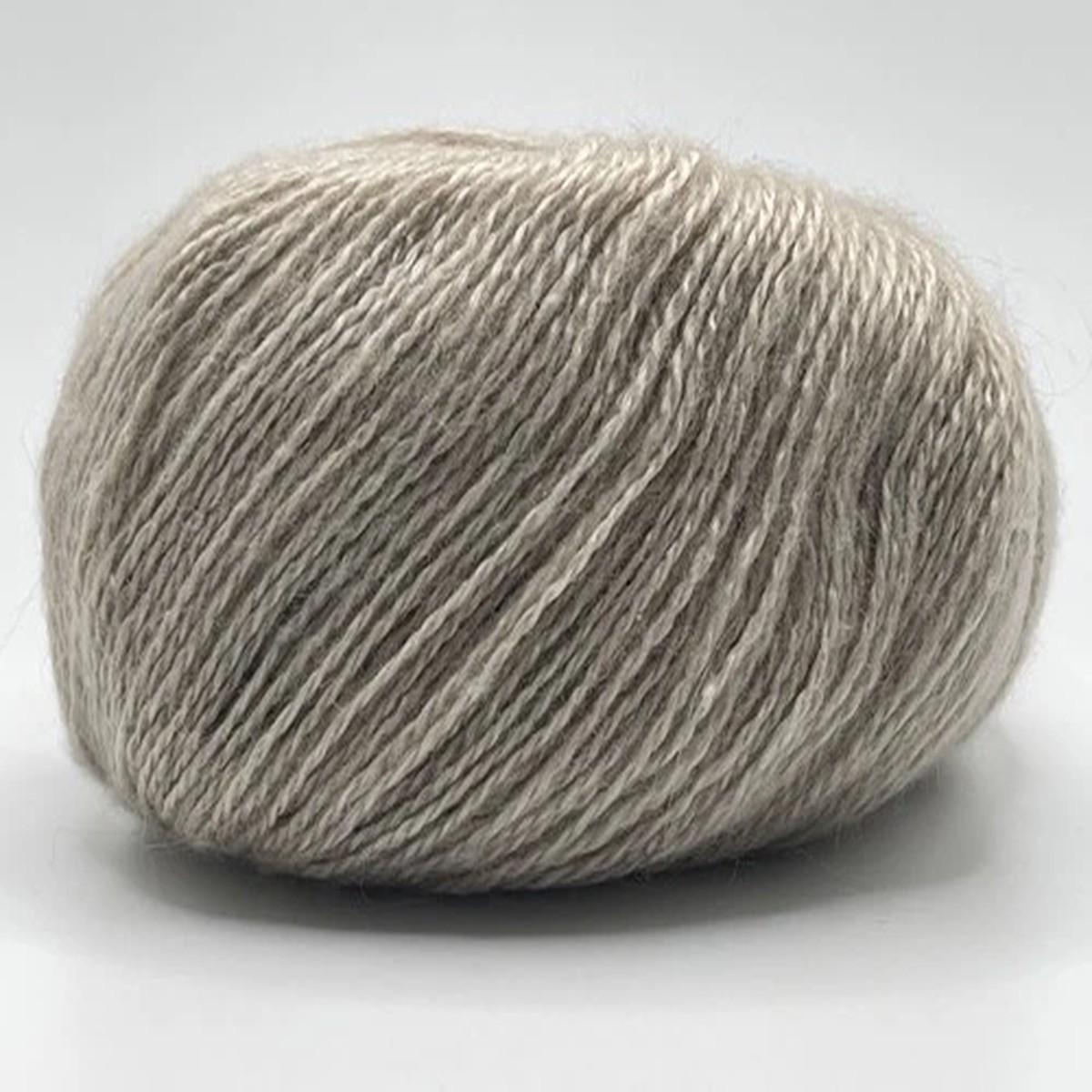 Beige Silk Yarn 37004 Ice Yarns Superfine Silk Merino Mohair Blend 25gr 207yds